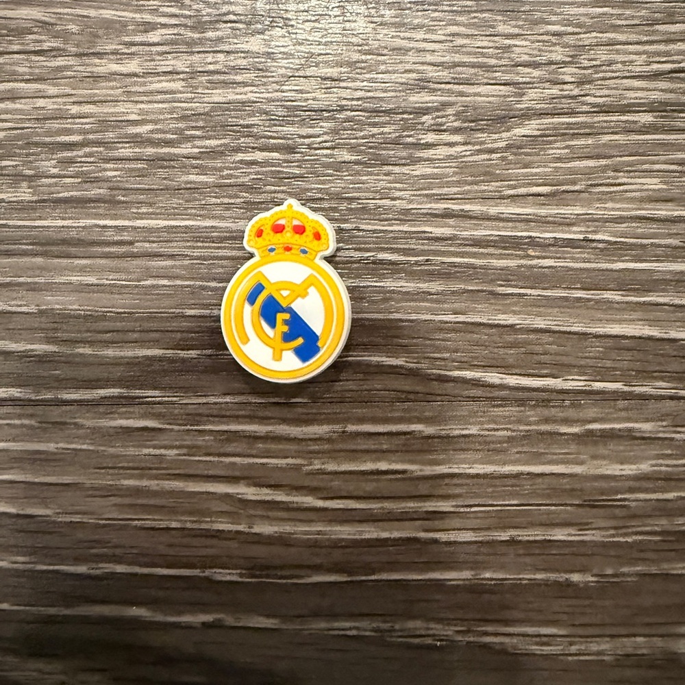 Real madrid futbol soccer croc charm